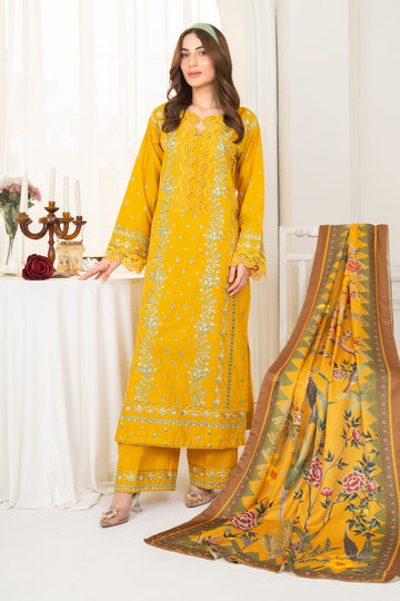Mah e Noor Intermix by Panache 3 Piece Raw silk Orya - Winter Collection main image 1