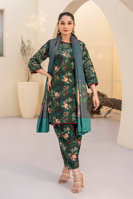 Mah e Noor Intermix by Panache 3 Piece Raw silk Lavinea - Winter Collection