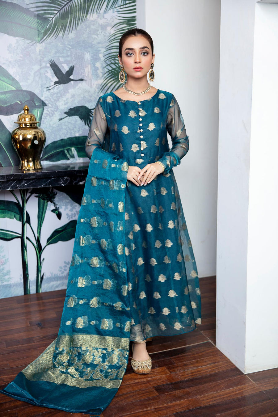 Mistfall Ramadan Edit by Panache Women RTW Embroidered Cotton 3 Piece Linea - Casual Collection